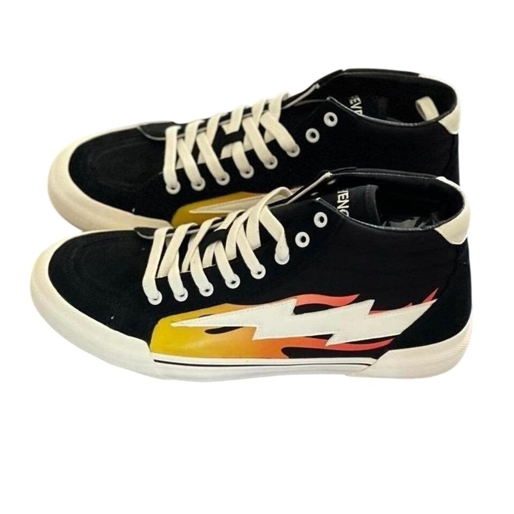 Revenge x Storm Vol 2 Hi Top Black Flame Skate Shoes Mens Size 11 New